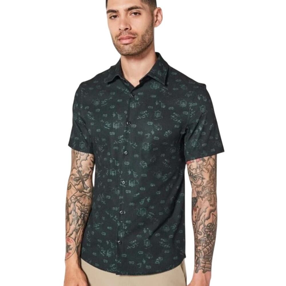 Lululemon Airing Easy Short Sleeve Buttondown - Shift Multi (First Release)